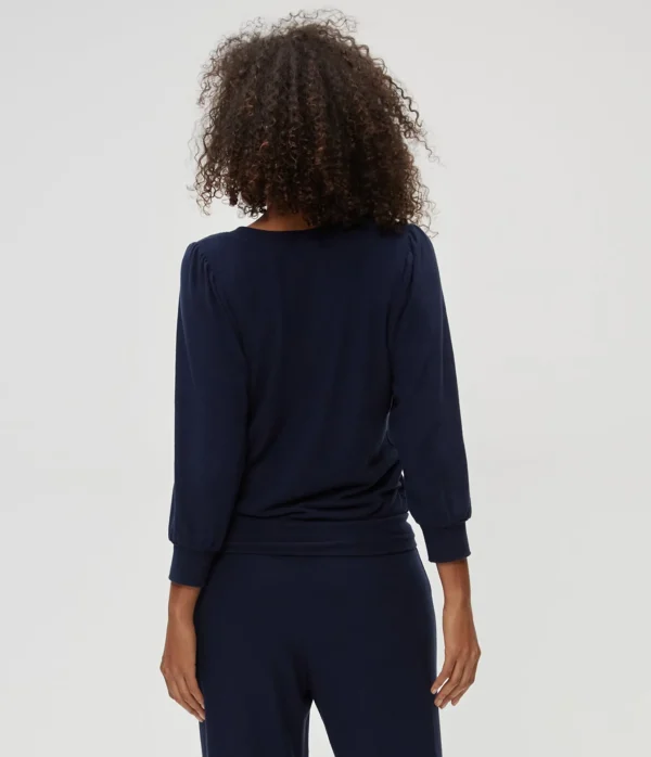 Michael Stars Gabriella V-Neck Top- Loungewear