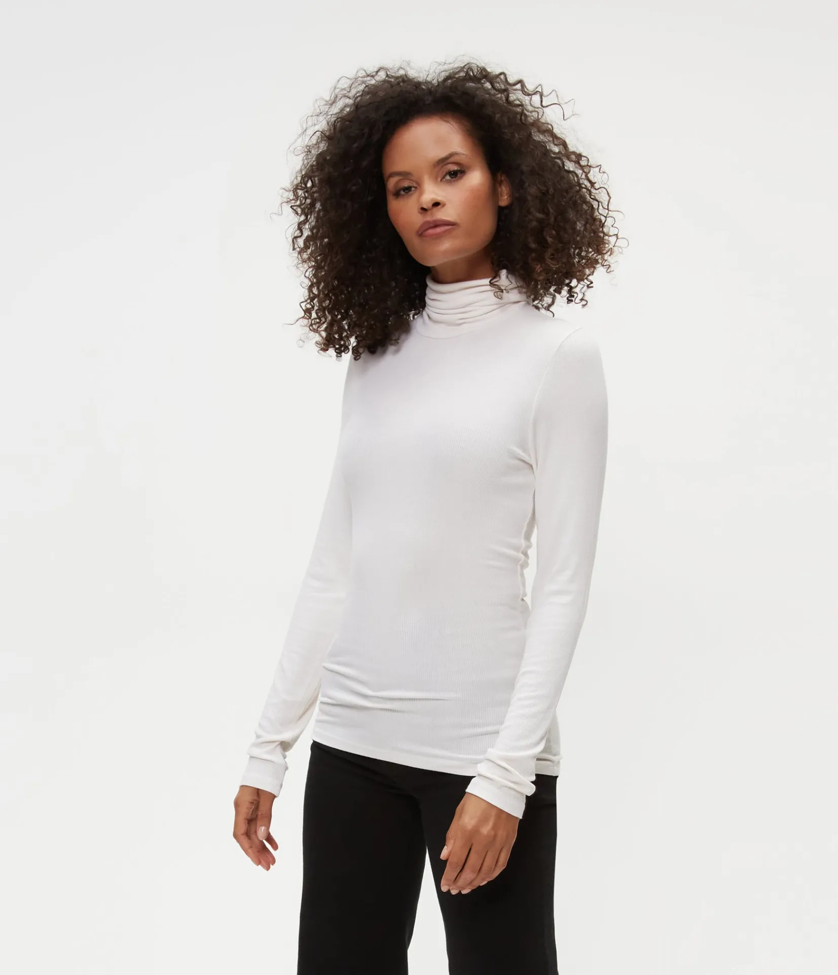 gail_ribbed_turtleneck_2.webp Michael Stars Gail Ribbed Turtleneck- T-Shirts