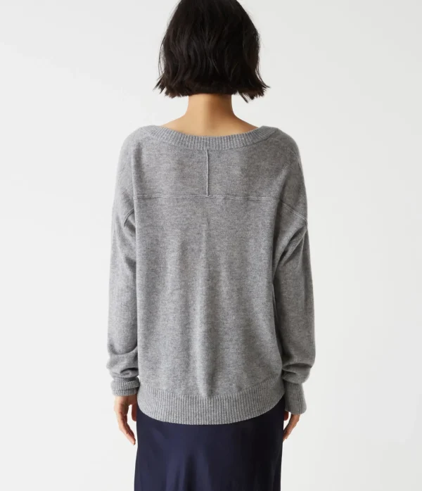 Michael Stars Gemma V-Neck Cashmere Sweater- Sweaters & Cardigans