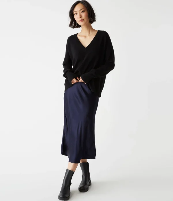 Michael Stars Gemma V-Neck Cashmere Sweater- Sweaters & Cardigans