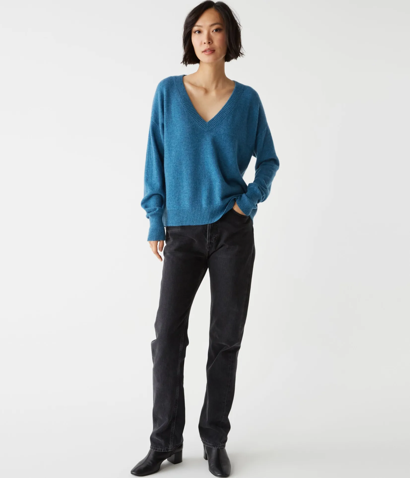 gemma_vneck_cashmere_sweater_21.webp Michael Stars Gemma V-Neck Cashmere Sweater- Sweaters & Cardigans