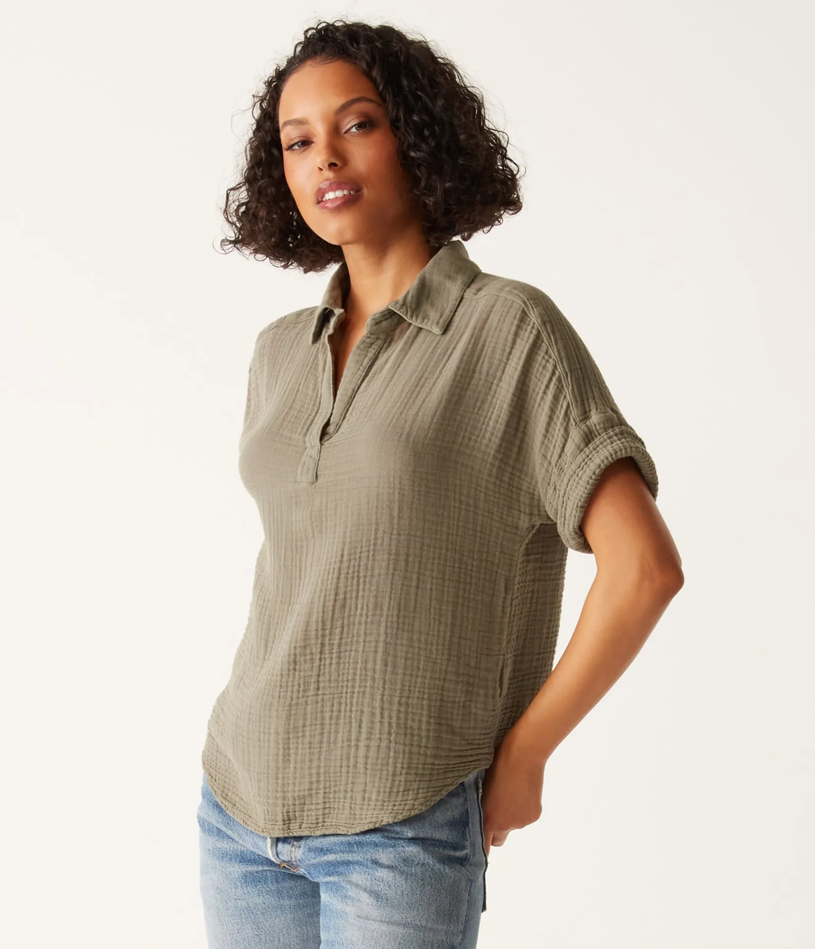 gigi_gauze_popover_top_23.webp Michael Stars Gigi Gauze Popover Top- Tops, Blouses & Shirts