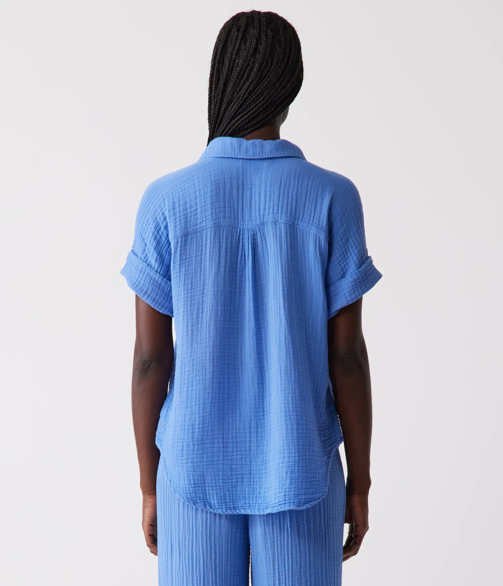 gigi_gauze_popover_top_32.webp Michael Stars Gigi Gauze Popover Top- Tops, Blouses & Shirts