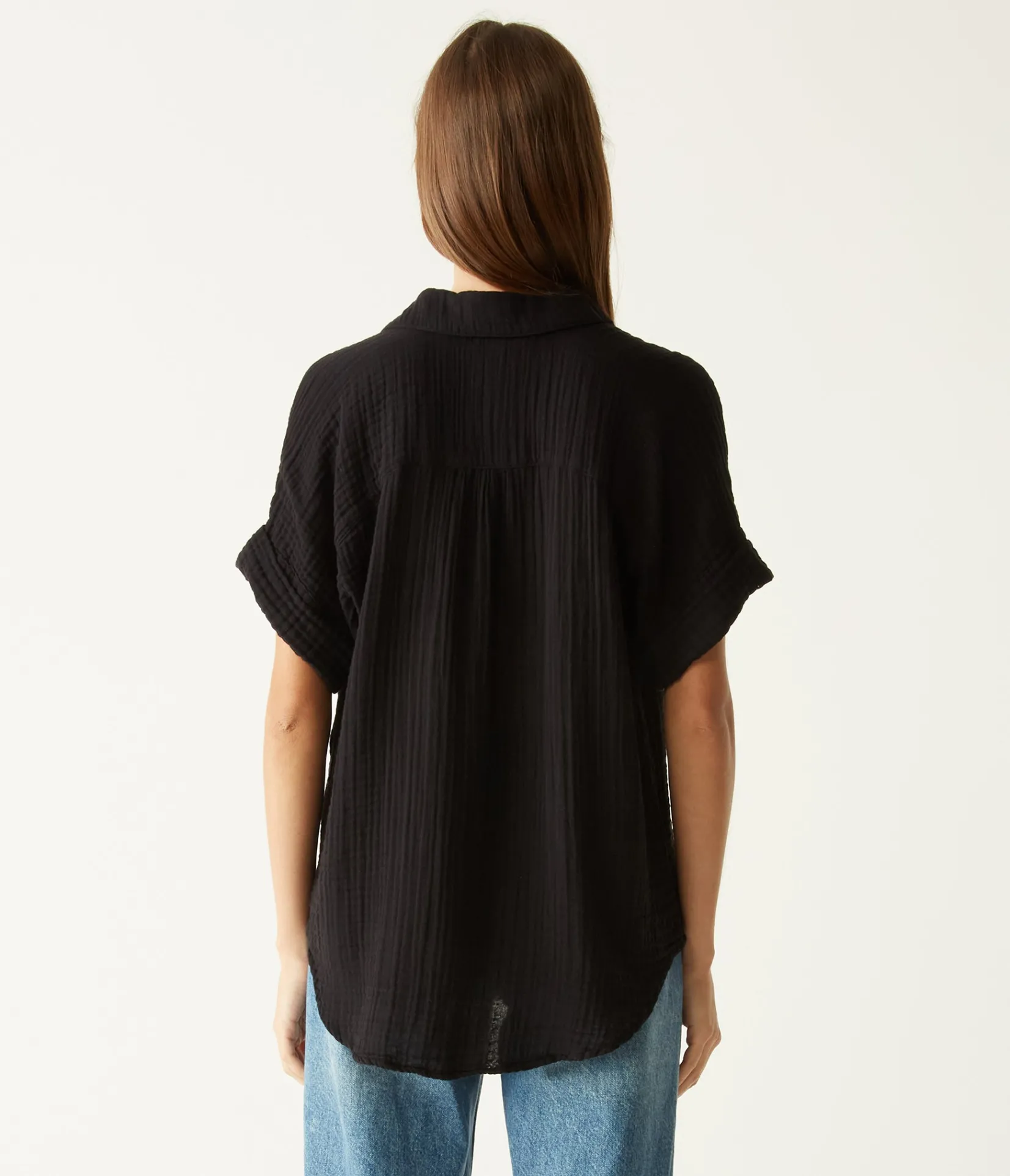 gigi_gauze_popover_top_66.webp Michael Stars Gigi Gauze Popover Top- Tops, Blouses & Shirts