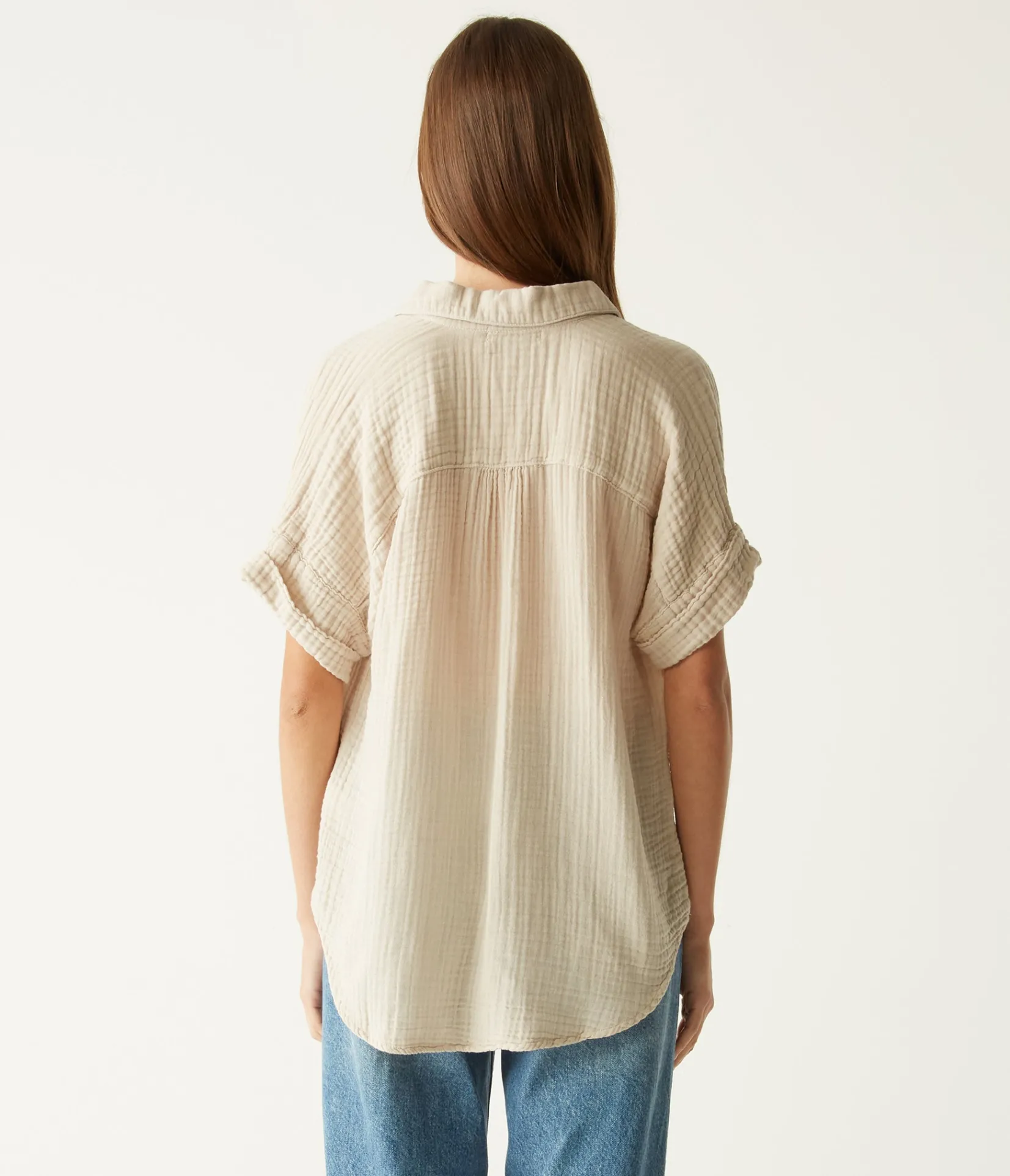 gigi_gauze_popover_top_8.webp Michael Stars Gigi Gauze Popover Top- Tops, Blouses & Shirts