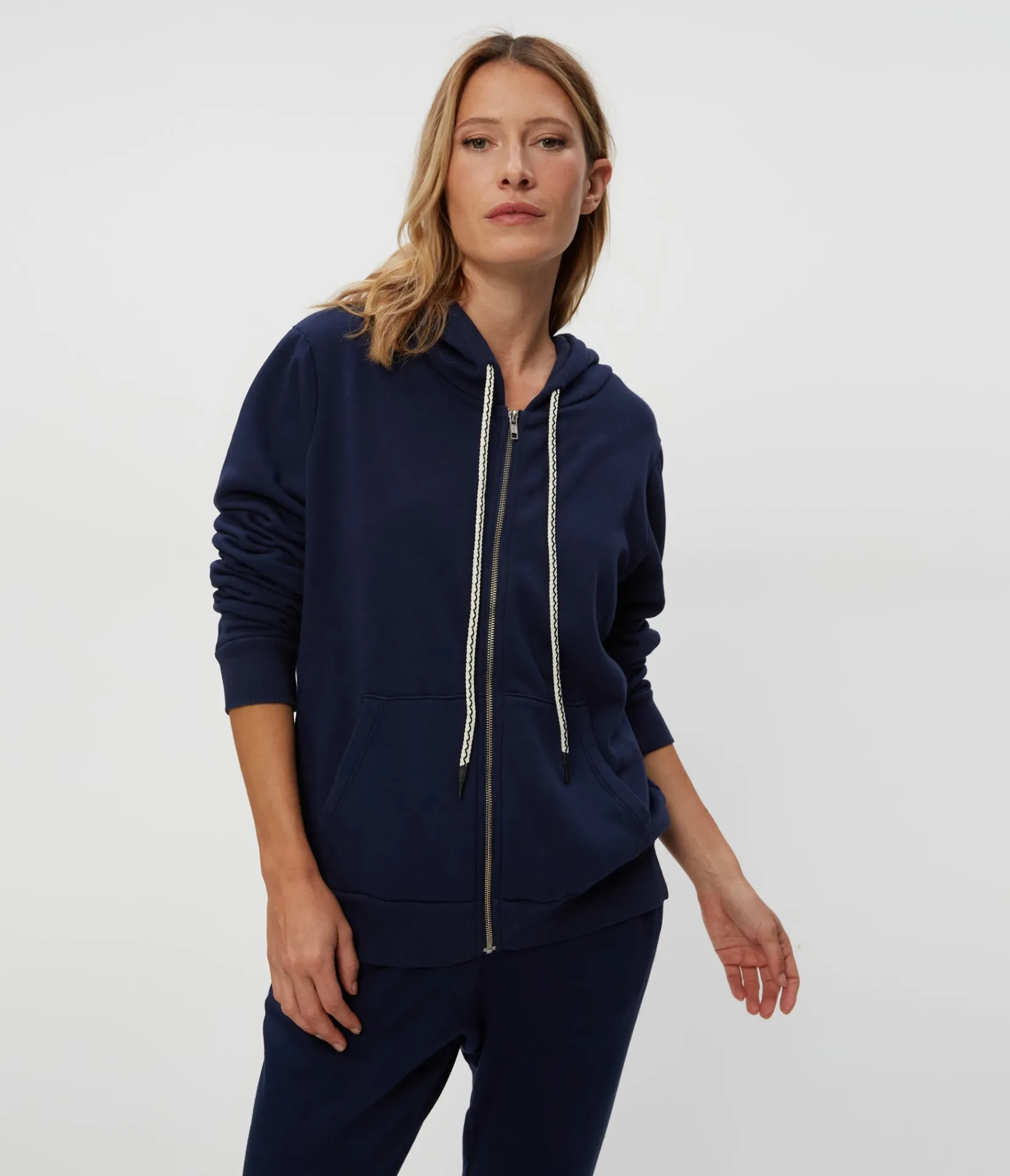 harper_plush_terry_zipup_hoodie_12.webp Michael Stars Harper Plush Terry Zip-Up Hoodie- Loungewear