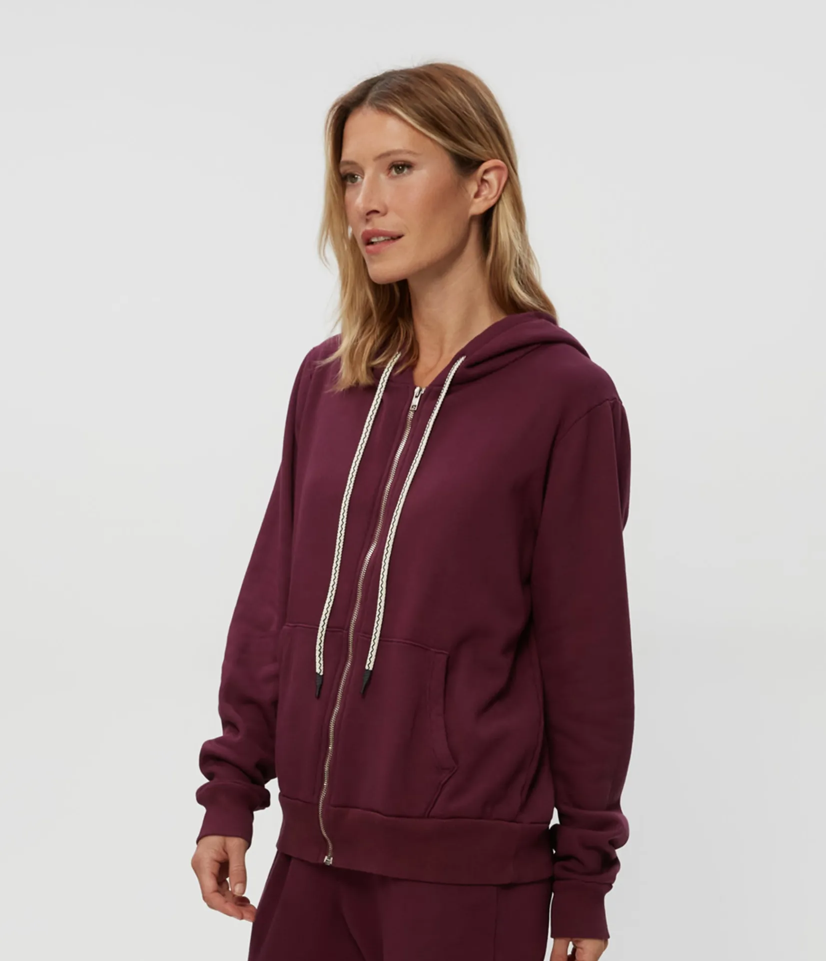 harper_plush_terry_zipup_hoodie_6.webp Michael Stars Harper Plush Terry Zip-Up Hoodie- Loungewear