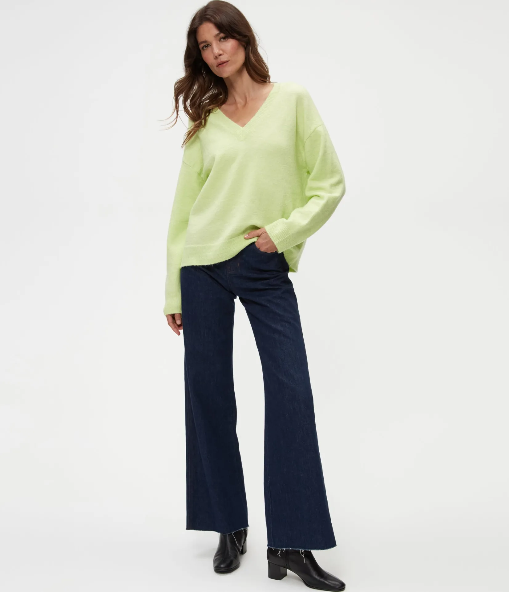 hendrix_vneck_sweater_10.webp Michael Stars Hendrix V-Neck Sweater- Sweaters & Cardigans