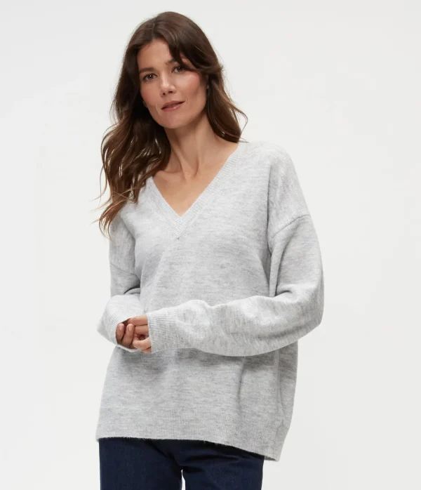 Michael Stars Hendrix V-Neck Sweater- Sweaters & Cardigans
