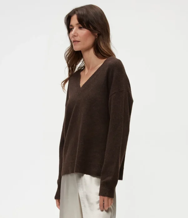 Michael Stars Hendrix V-Neck Sweater- Sweaters & Cardigans