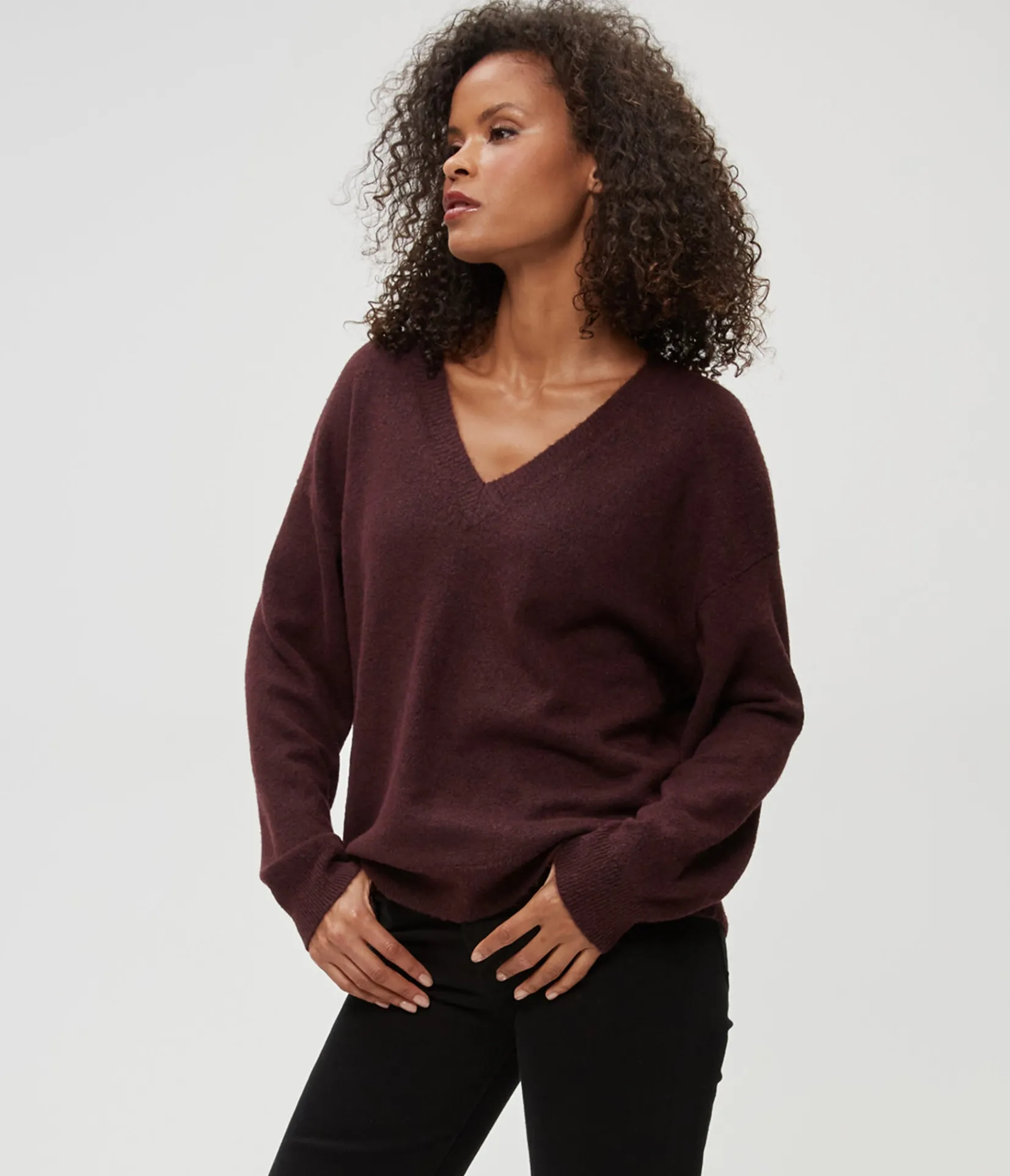 hendrix_vneck_sweater_7.webp Michael Stars Hendrix V-Neck Sweater- Sweaters & Cardigans