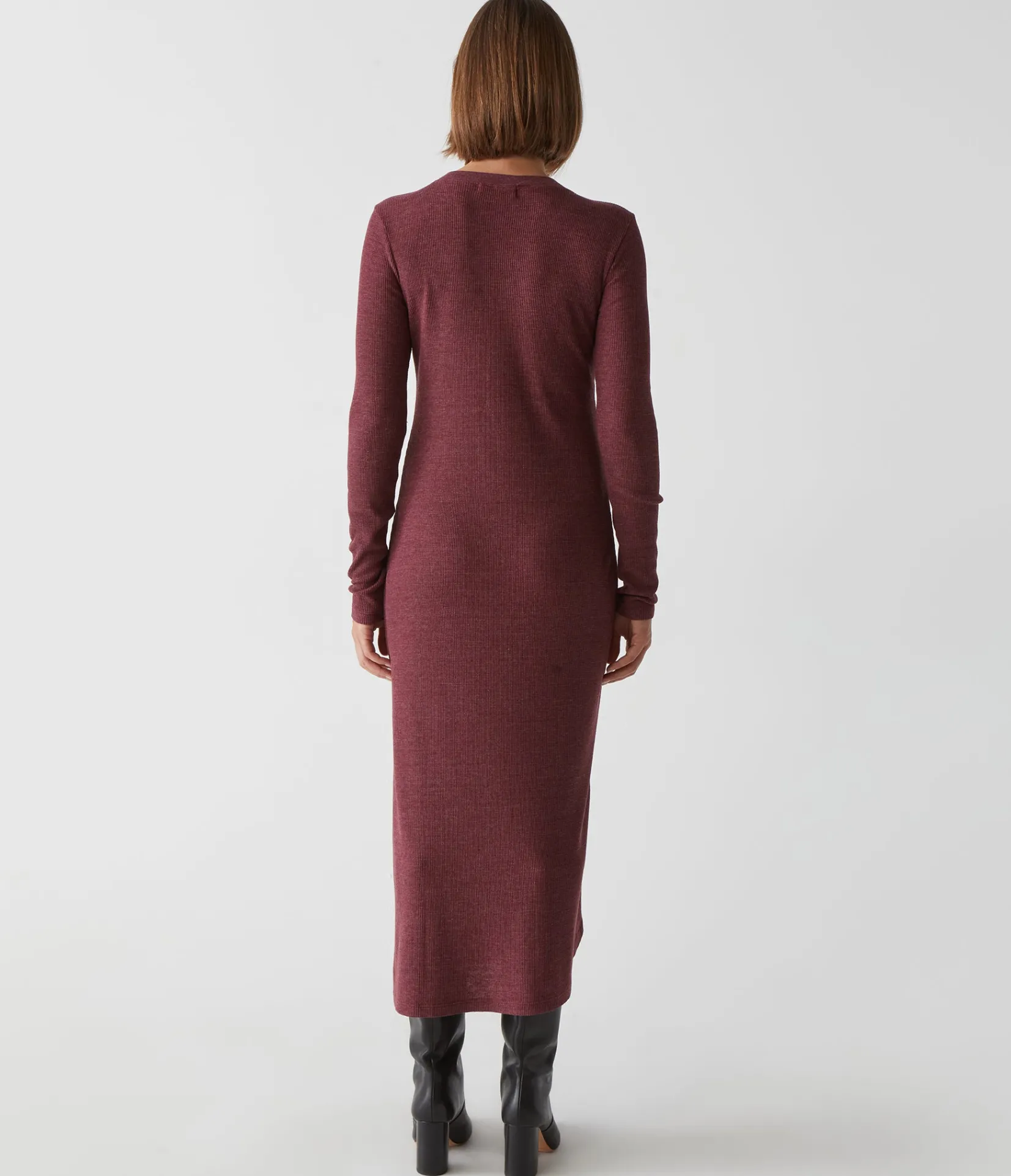 ilia_thermal_midi_dress_11.webp Michael Stars Ilia Thermal Midi Dress- Dresses | Midi Dresses