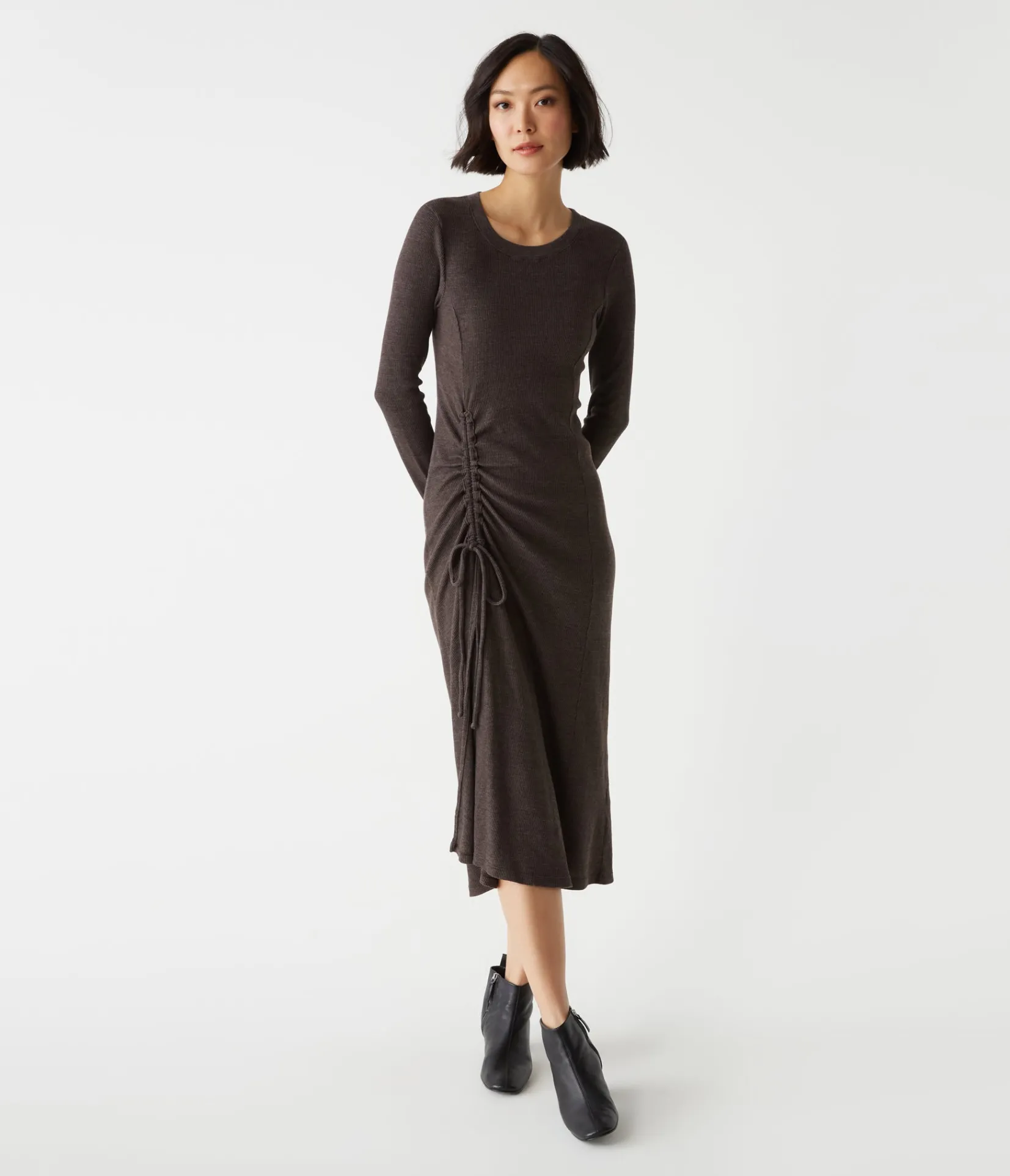 ilia_thermal_midi_dress_13.webp Michael Stars Ilia Thermal Midi Dress- Dresses | Midi Dresses