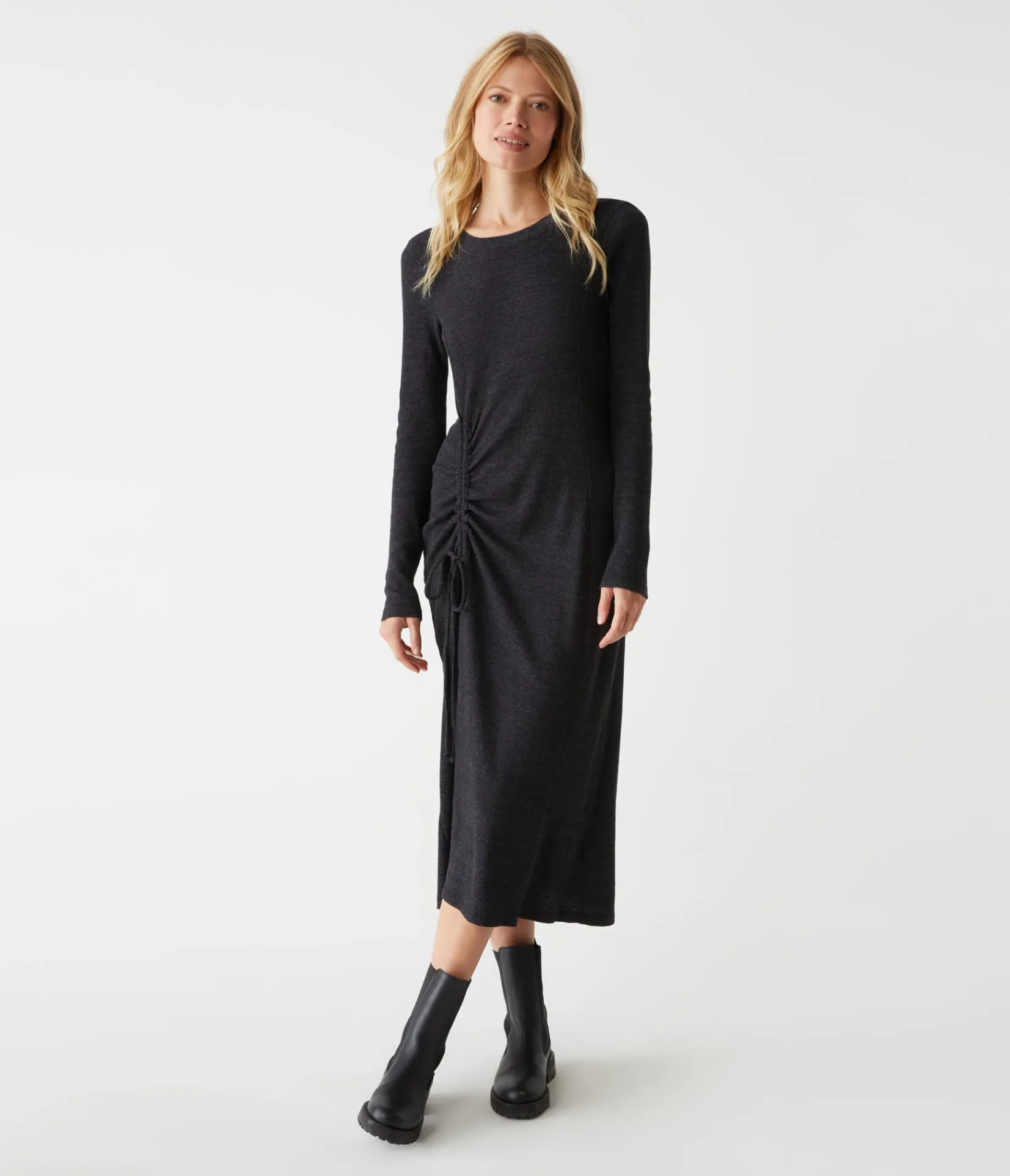 ilia_thermal_midi_dress_5.webp Michael Stars Ilia Thermal Midi Dress- Dresses | Midi Dresses