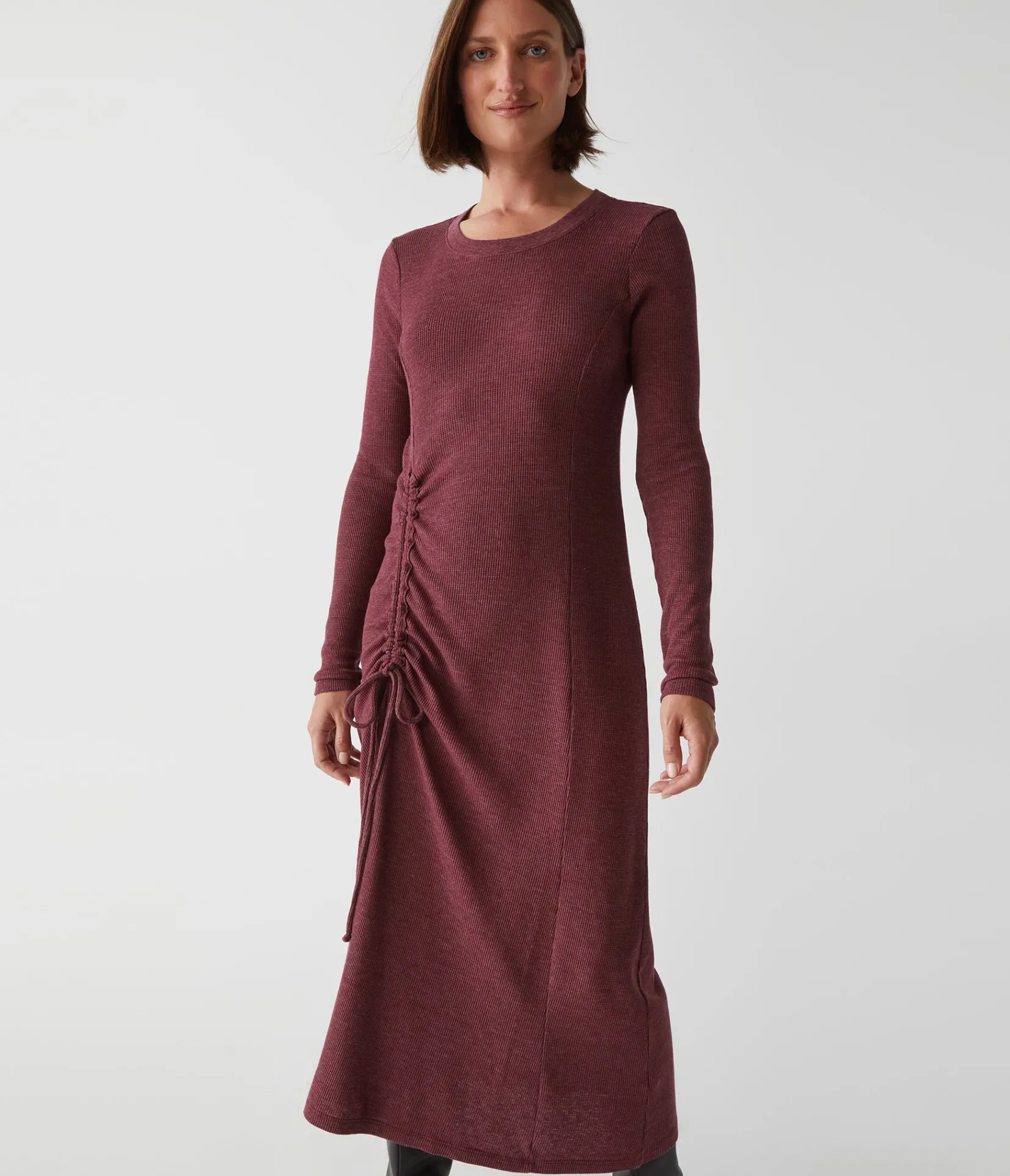 ilia_thermal_midi_dress_8.webp Michael Stars Ilia Thermal Midi Dress- Dresses | Midi Dresses