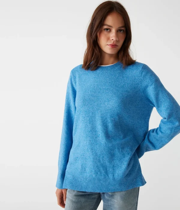 Michael Stars Imogen Crew Neck Sweater- Sweaters & Cardigans