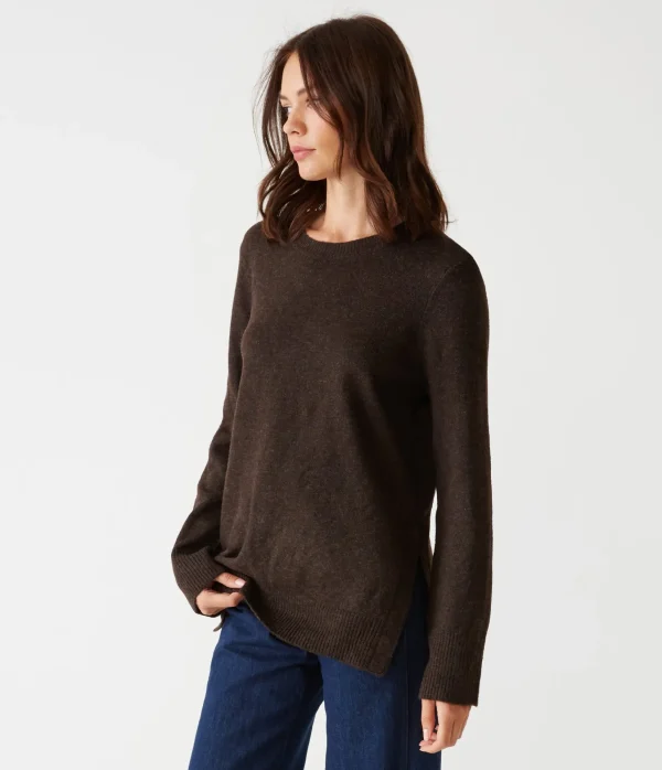 Michael Stars Imogen Crew Neck Sweater- Sweaters & Cardigans