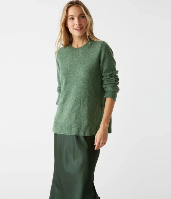 Michael Stars Imogen Crew Neck Sweater- Sweaters & Cardigans