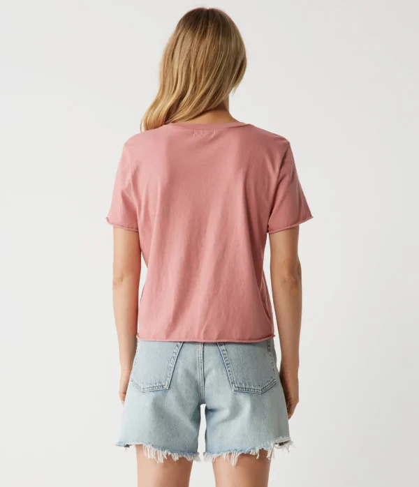 Michael Stars Jackie Crew Neck Tee- T-Shirts | Daily T-Shirts