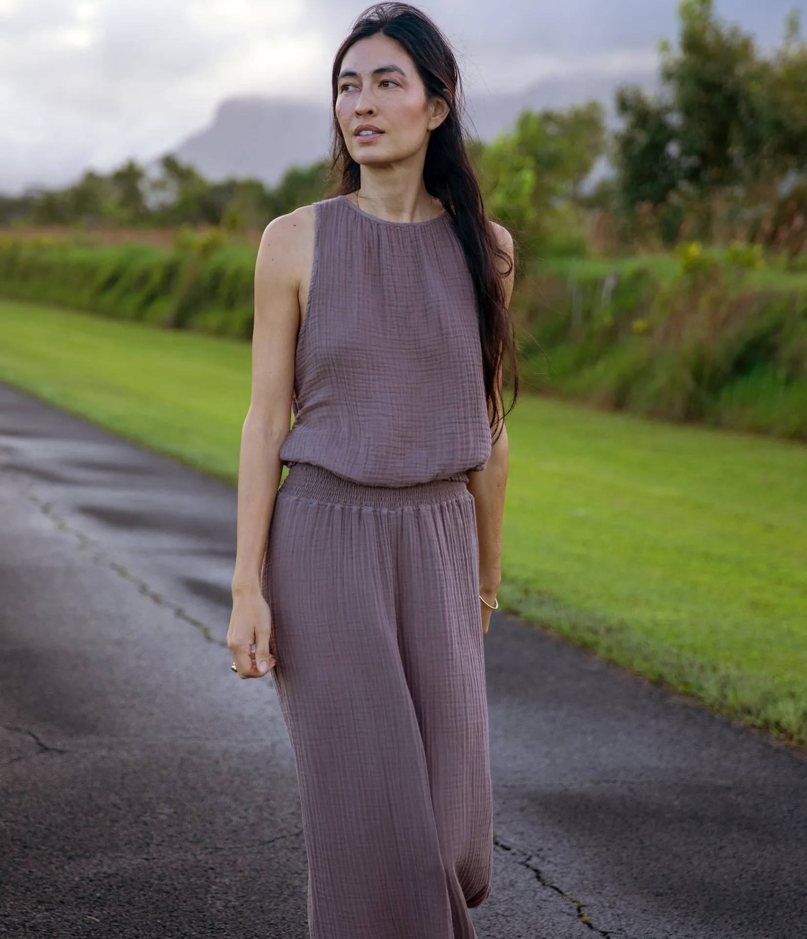 janelle_tie_neck_tank_0.webp Michael Stars Janelle Tie Neck Tank- Tops, Blouses & Shirts