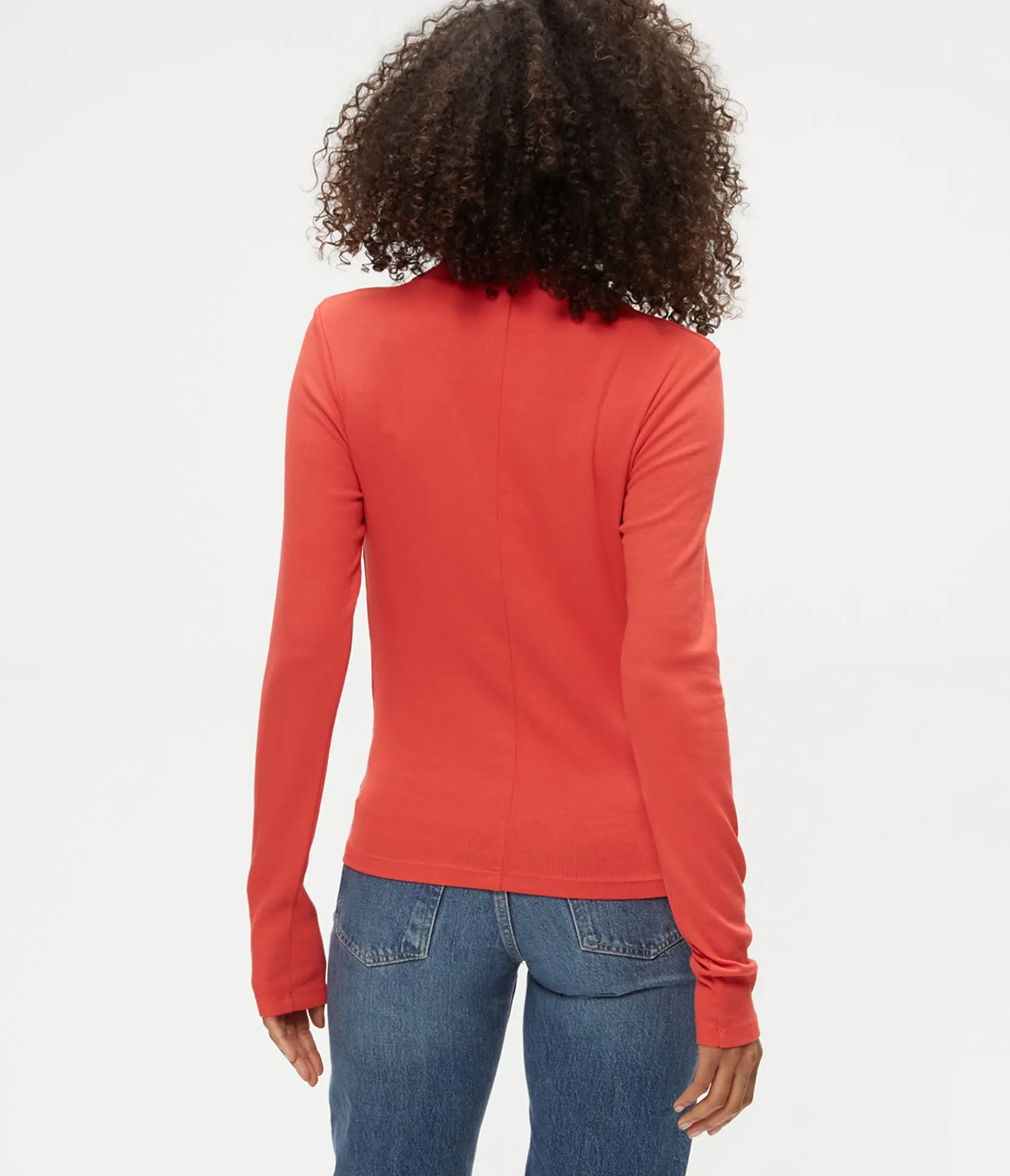 janine_mock_neck_top_19.webp Michael Stars Janine Mock Neck Top- T-Shirts | Ultra Rib T-Shirts