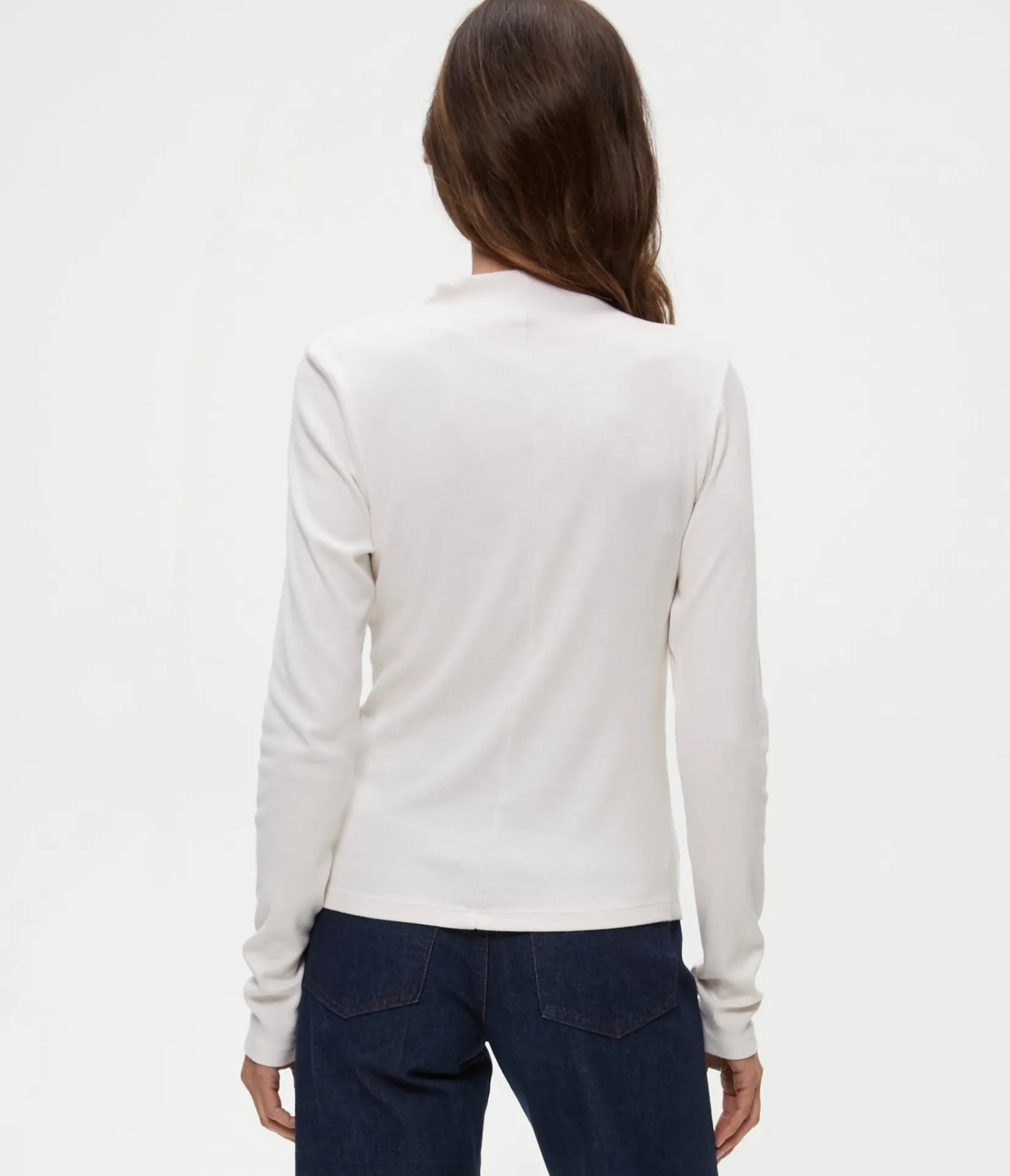 janine_mock_neck_top_23.webp Michael Stars Janine Mock Neck Top- T-Shirts | Ultra Rib T-Shirts