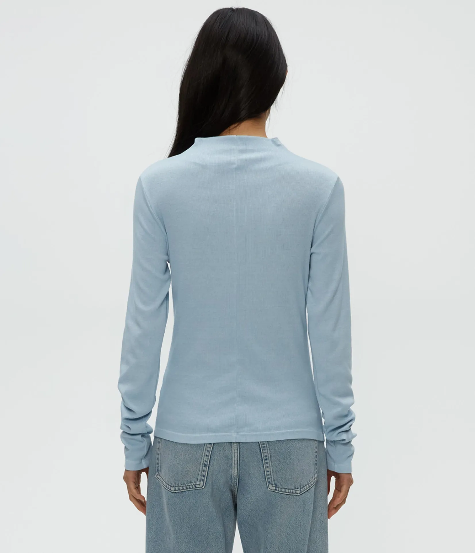 janine_mock_neck_top_39.webp Michael Stars Janine Mock Neck Top- T-Shirts | Ultra Rib T-Shirts
