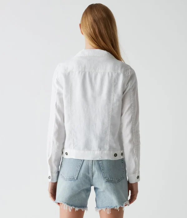 Michael Stars Jean Linen Jacket- Blazers, Jackets & Outerwear