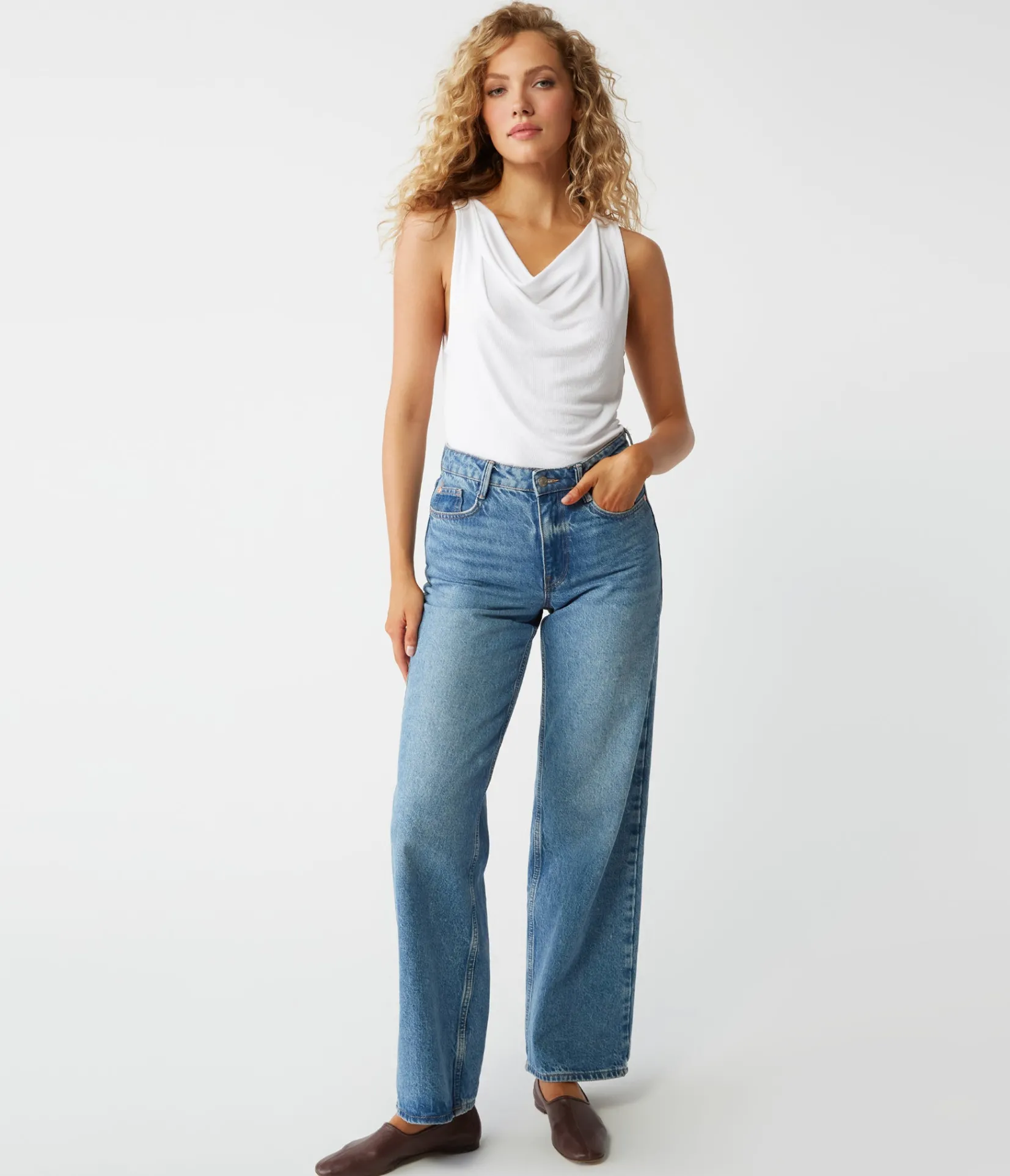 jeanette_cowl_neck_tank_1.webp Michael Stars Jeanette Cowl Neck Tank- Tops, Blouses & Shirts | Tank Tops
