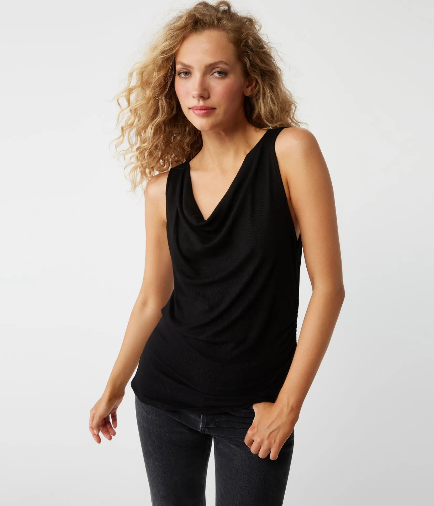 jeanette_cowl_neck_tank_8.webp Michael Stars Jeanette Cowl Neck Tank- Tops, Blouses & Shirts | Tank Tops