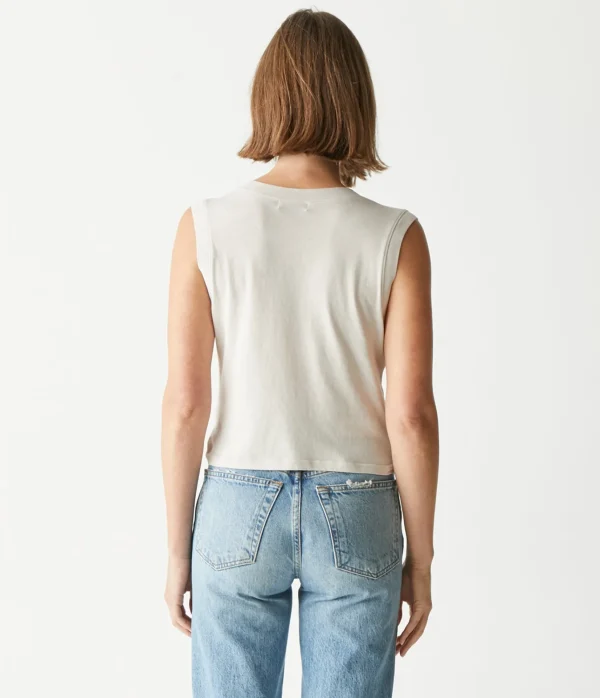 Michael Stars Johnnie Cropped Muscle Tank- Tank Tops