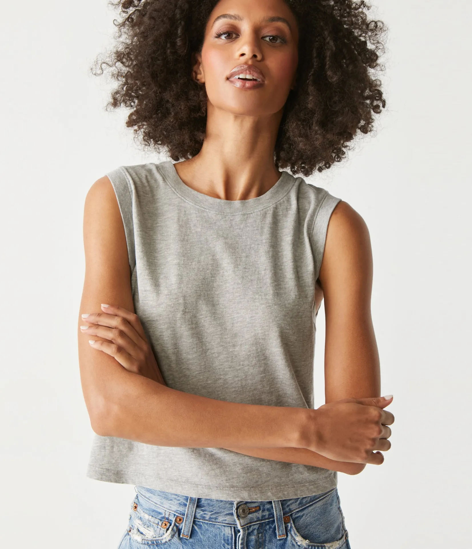 johnnie_cropped_muscle_tank_20.webp Michael Stars Johnnie Cropped Muscle Tank- Tank Tops