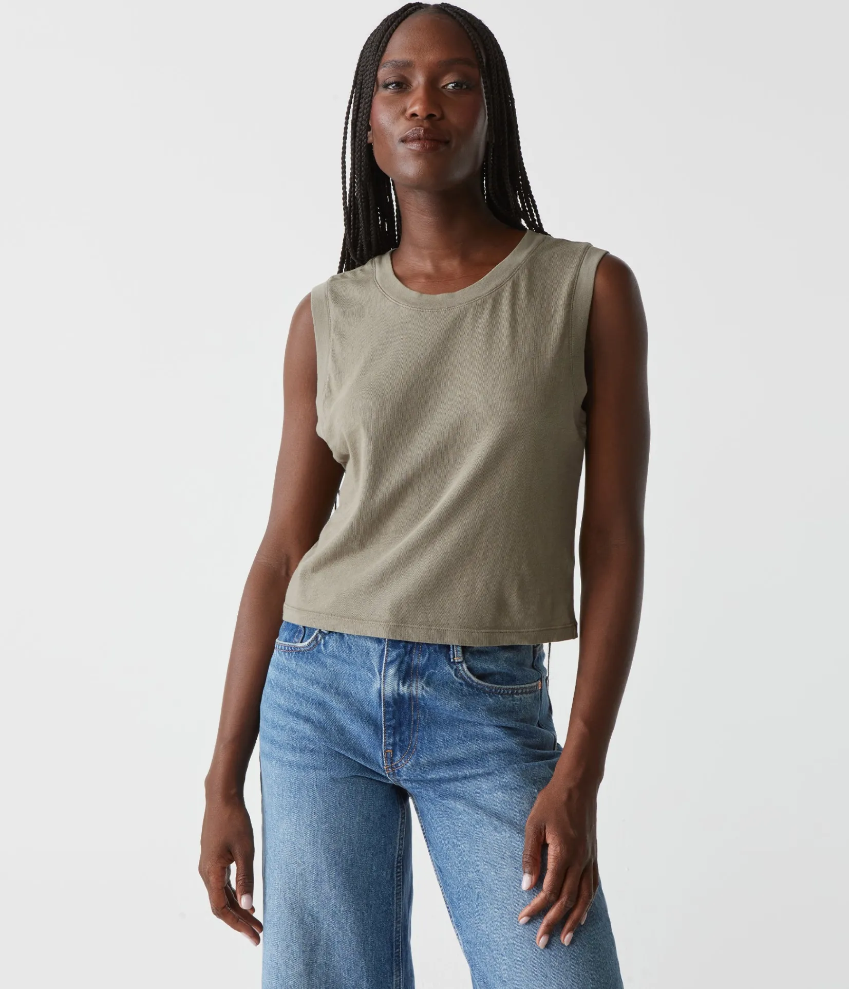 johnnie_cropped_muscle_tank_25.webp Michael Stars Johnnie Cropped Muscle Tank- Tank Tops