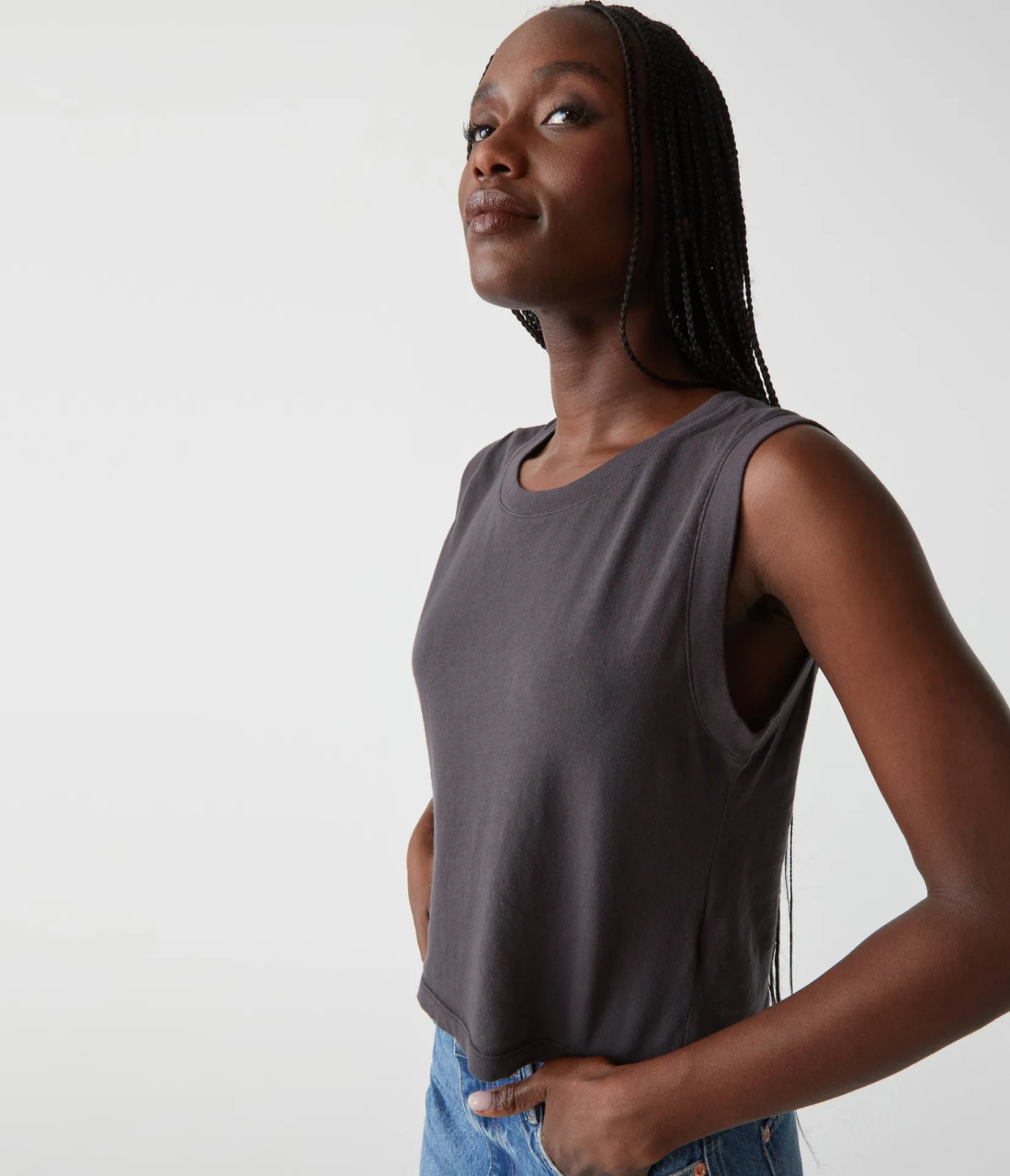 johnnie_cropped_muscle_tank_28.webp Michael Stars Johnnie Cropped Muscle Tank- Tank Tops