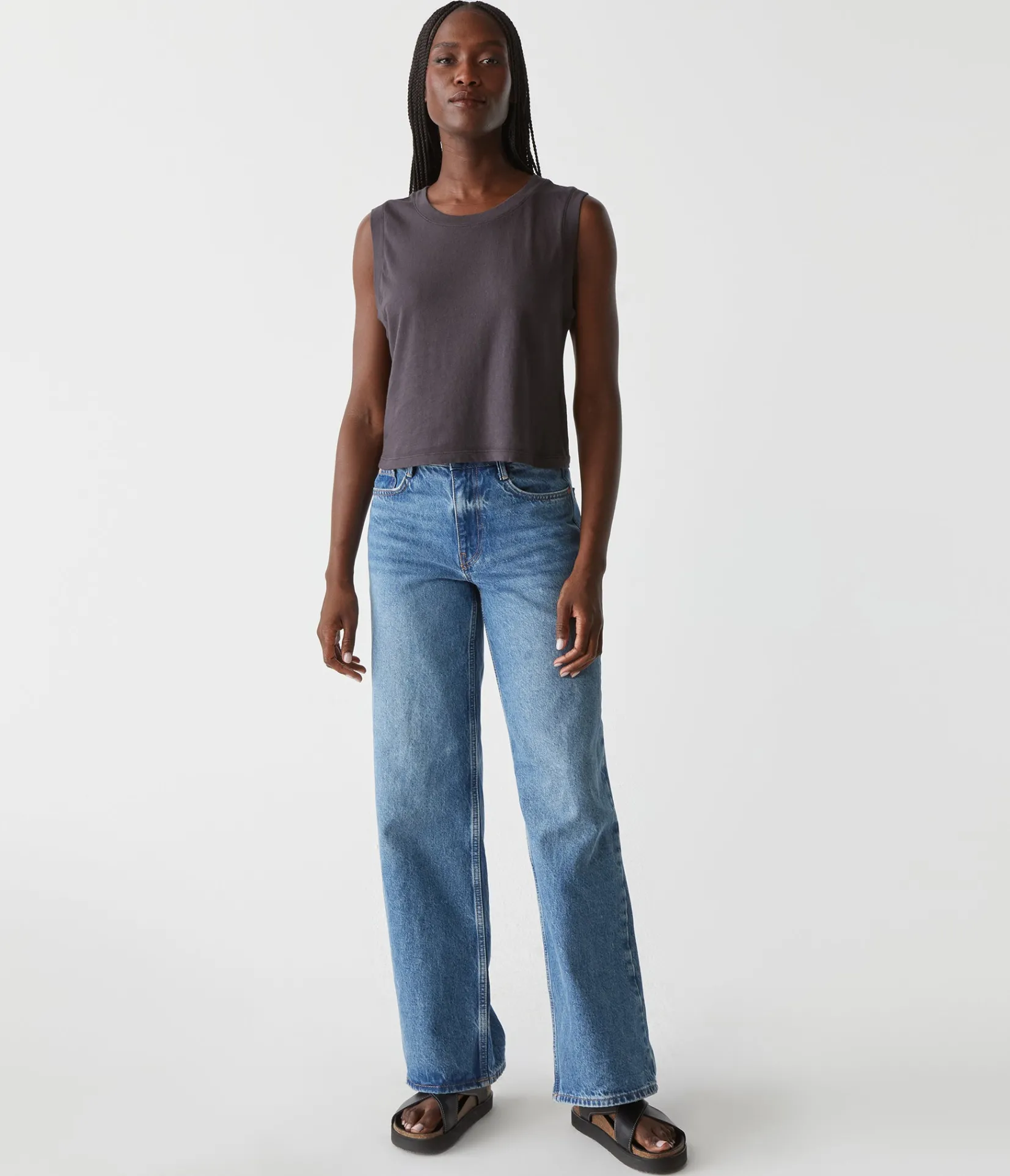 johnnie_cropped_muscle_tank_29.webp Michael Stars Johnnie Cropped Muscle Tank- Tank Tops
