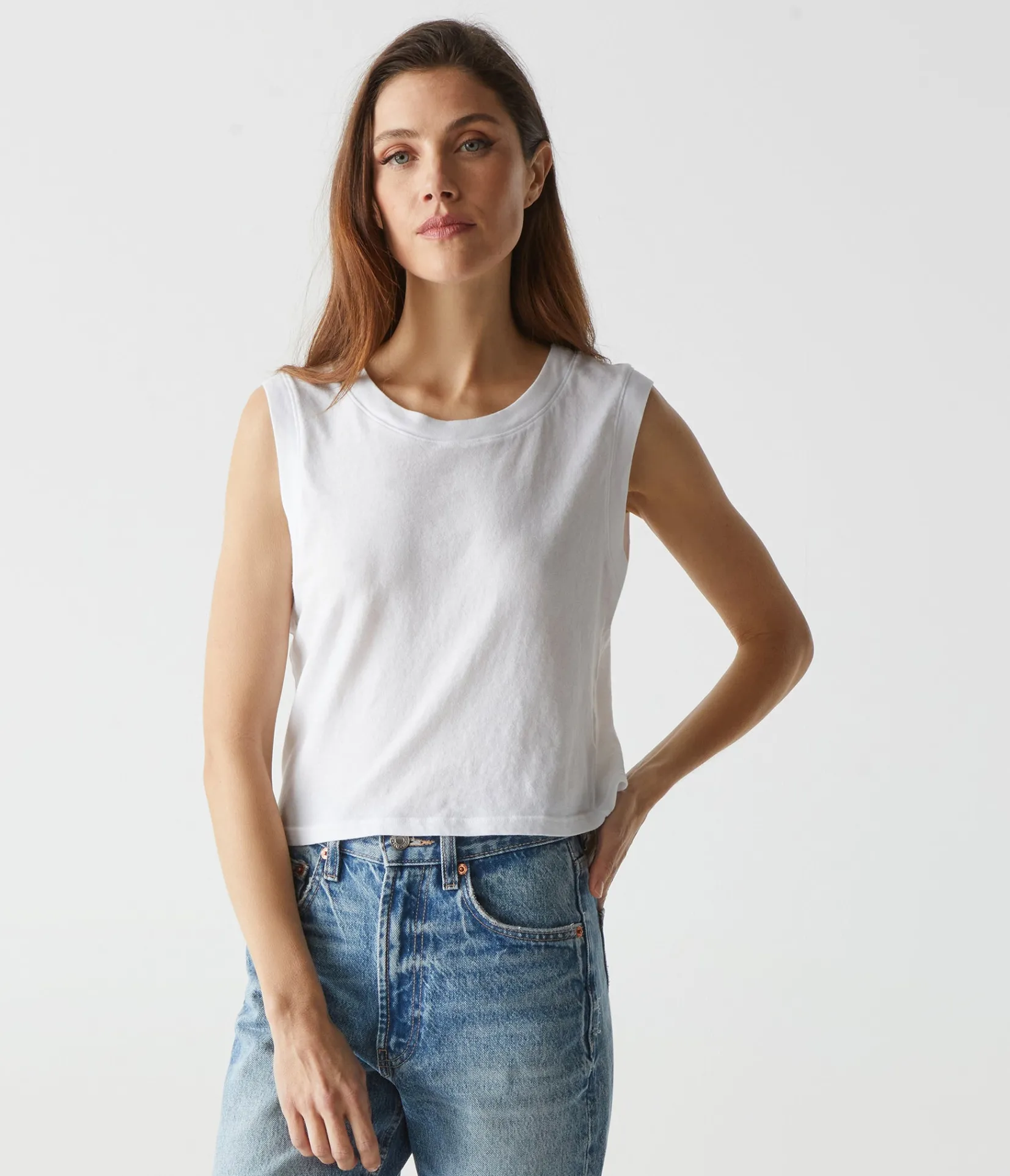 johnnie_cropped_muscle_tank_6.webp Michael Stars Johnnie Cropped Muscle Tank- Tank Tops