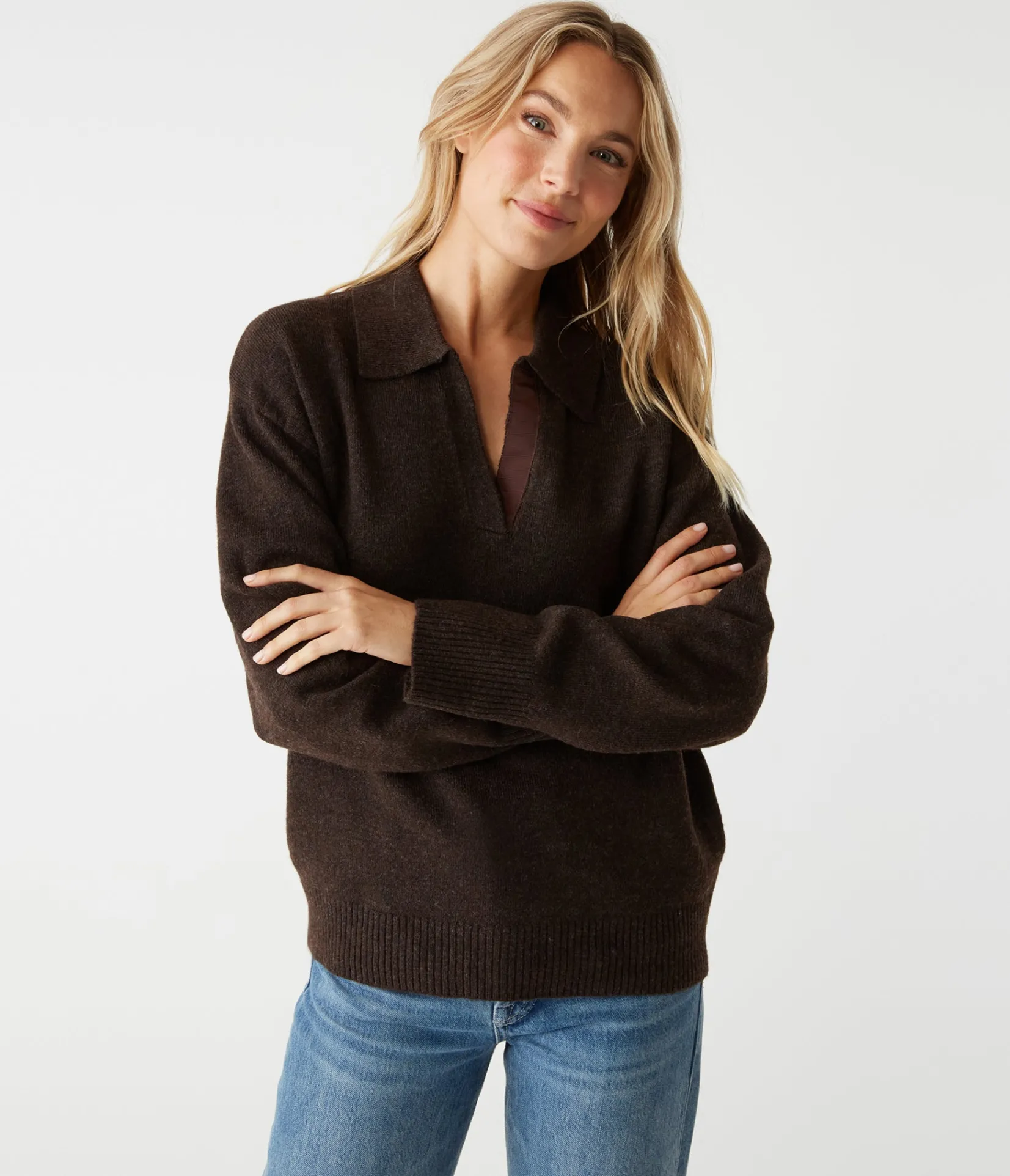jonas_johnny_collar_sweater_0.webp Michael Stars Jonas Johnny Collar Sweater- Sweaters & Cardigans