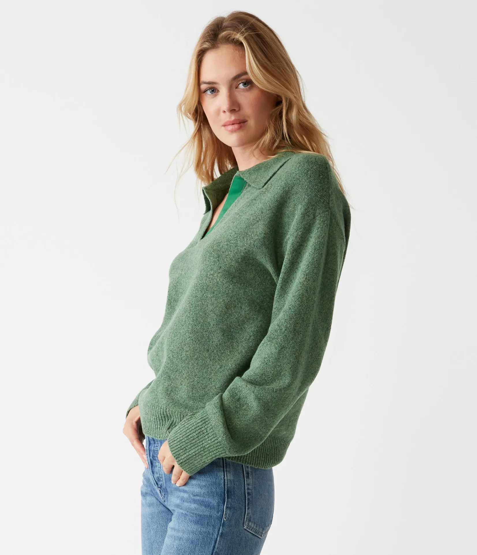 jonas_johnny_collar_sweater_10.webp Michael Stars Jonas Johnny Collar Sweater- Sweaters & Cardigans