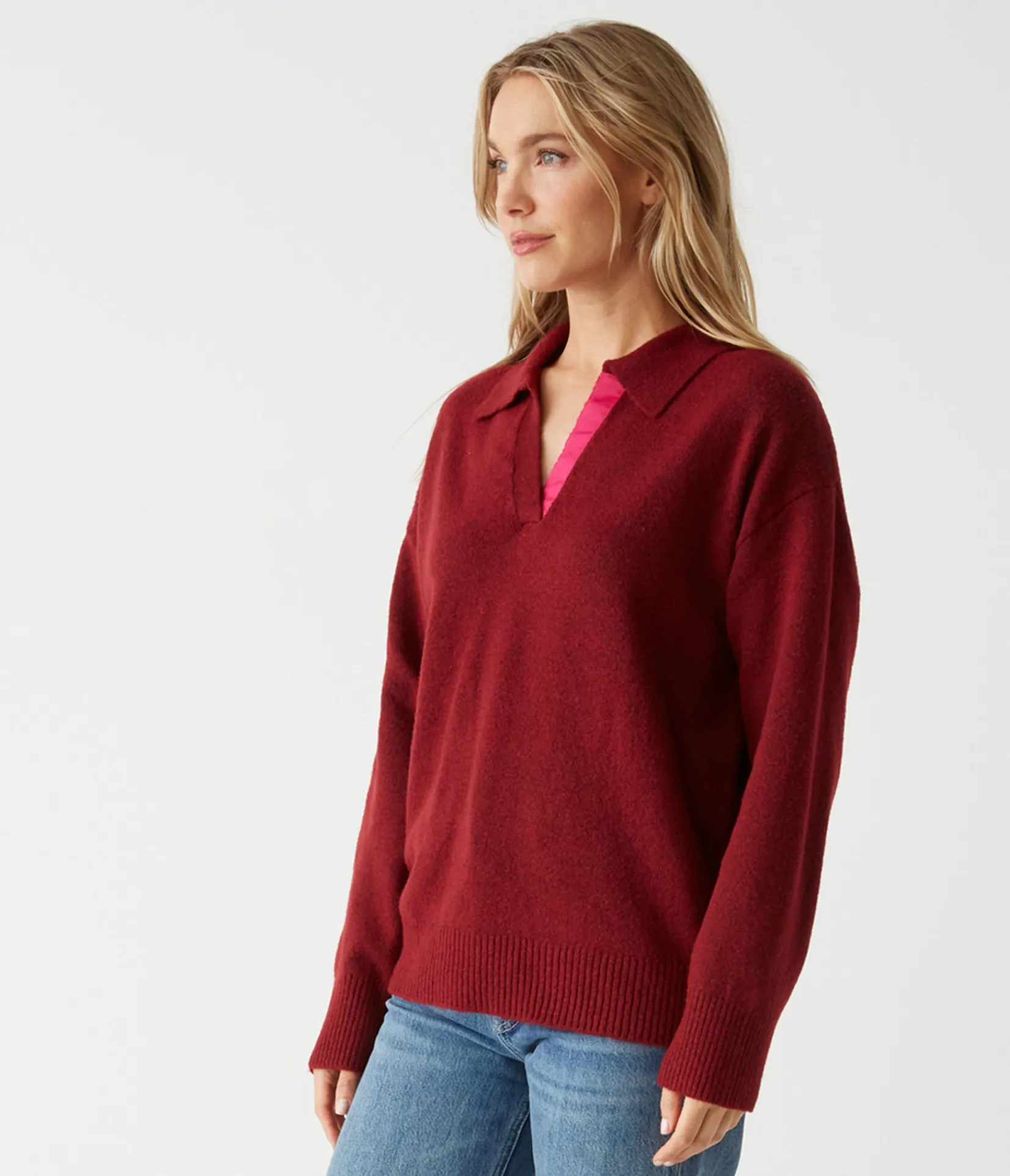 jonas_johnny_collar_sweater_14.webp Michael Stars Jonas Johnny Collar Sweater- Sweaters & Cardigans