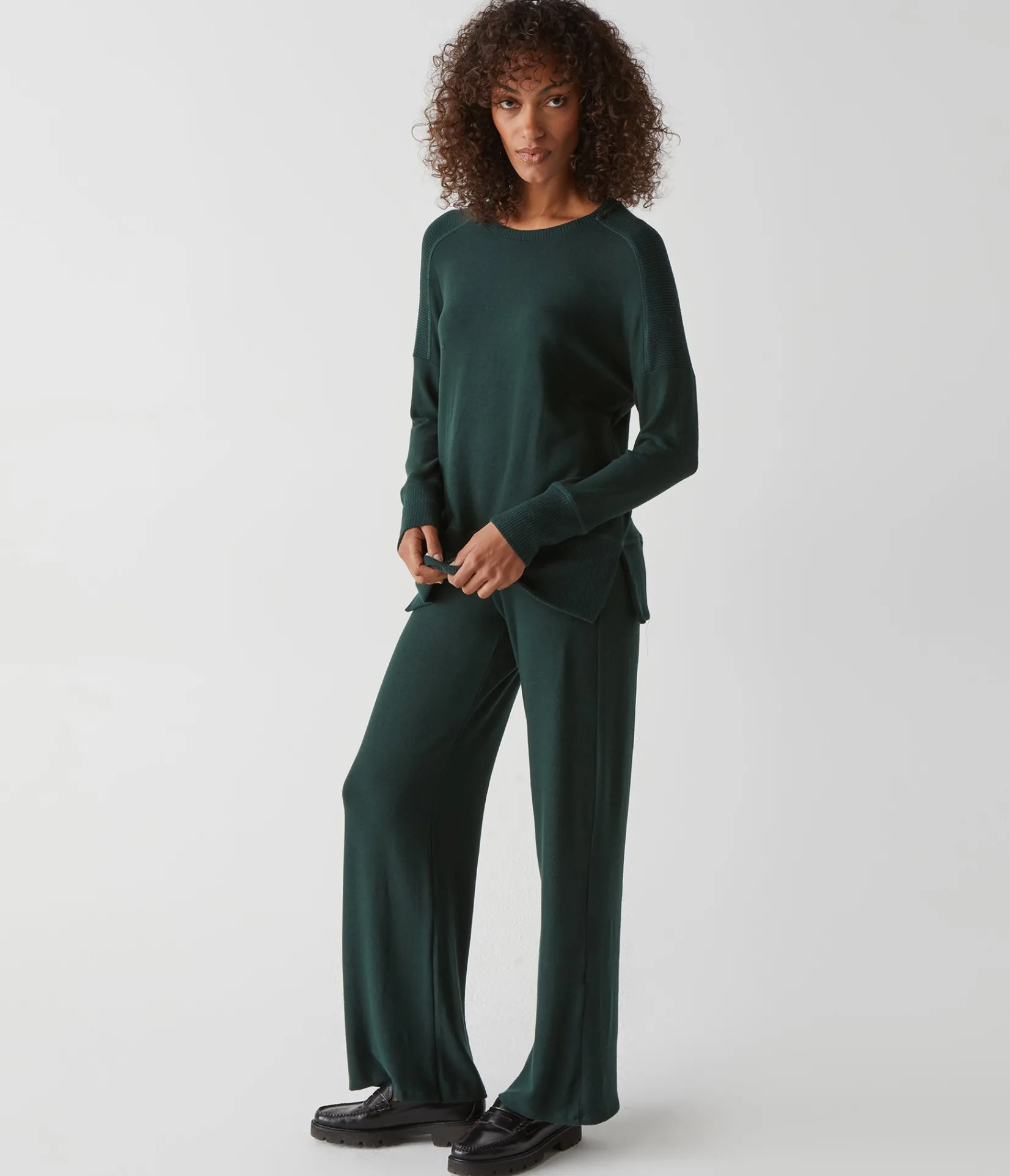 jones_wide_leg_pant_18.webp Michael Stars Jones Wide Leg Pant- Pants, Shorts & Skirts | Loungewear