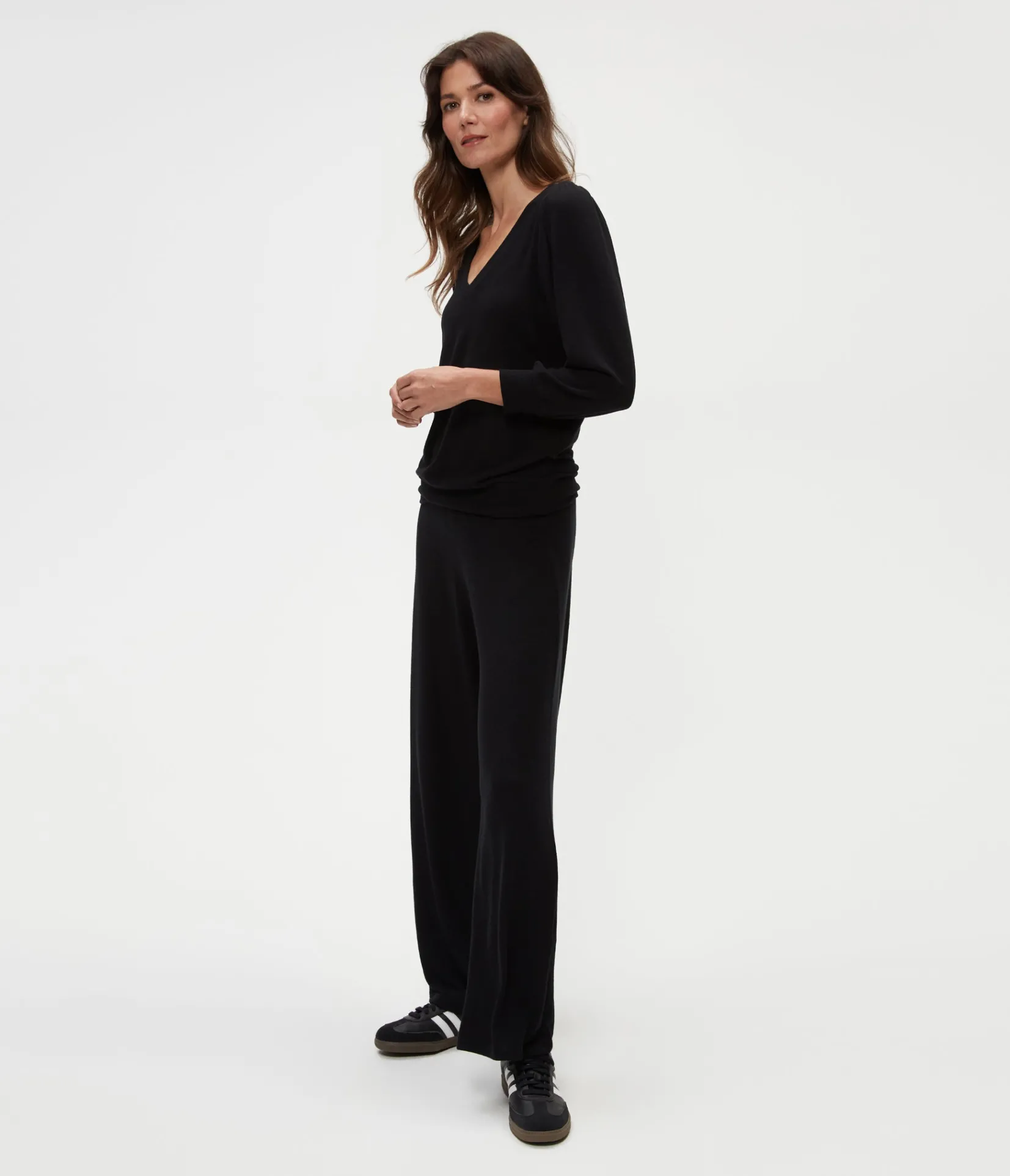 jones_wide_leg_pant_9.webp Michael Stars Jones Wide Leg Pant- Pants, Shorts & Skirts | Loungewear