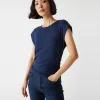 Michael Stars Joni Power Shoulder Tee- Tops, Blouses & Shirts | T-Shirts