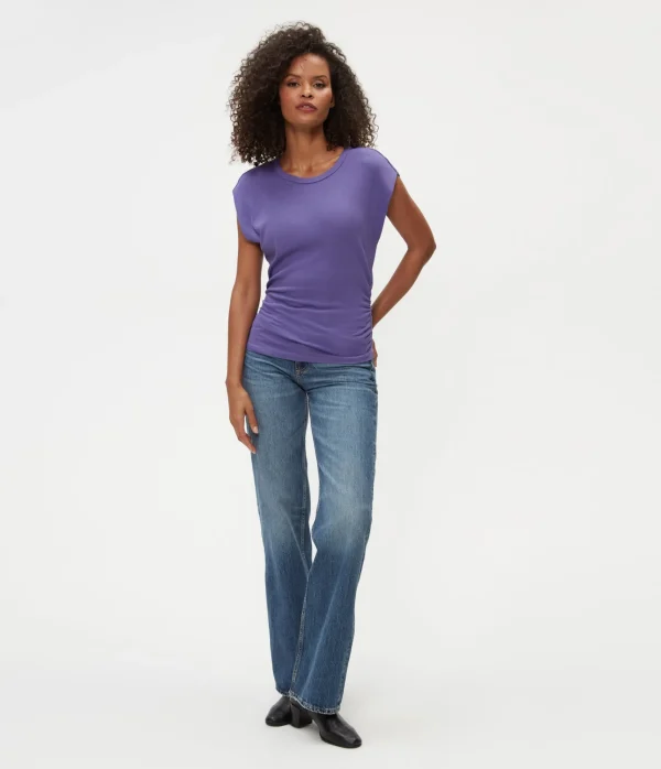 Michael Stars Joni Power Shoulder Tee- Tops, Blouses & Shirts | T-Shirts