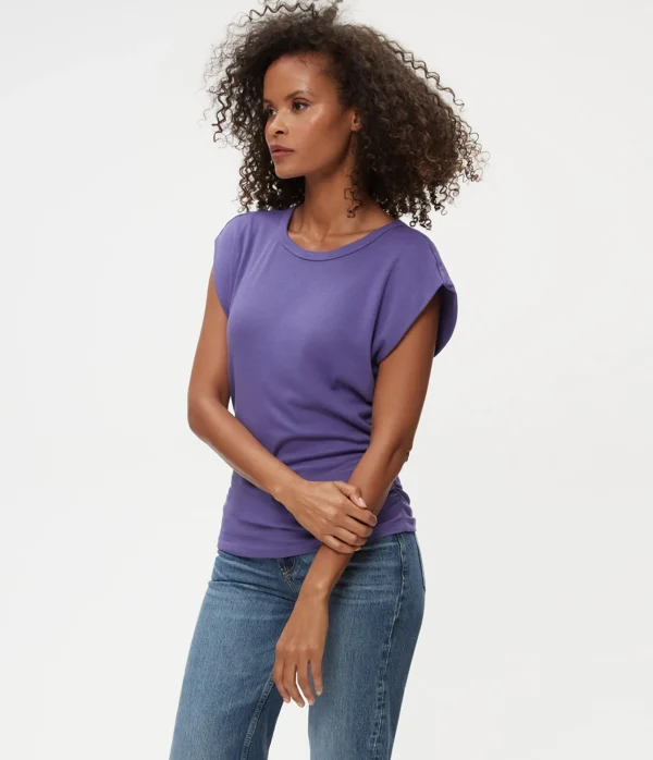 Michael Stars Joni Power Shoulder Tee- Tops, Blouses & Shirts | T-Shirts