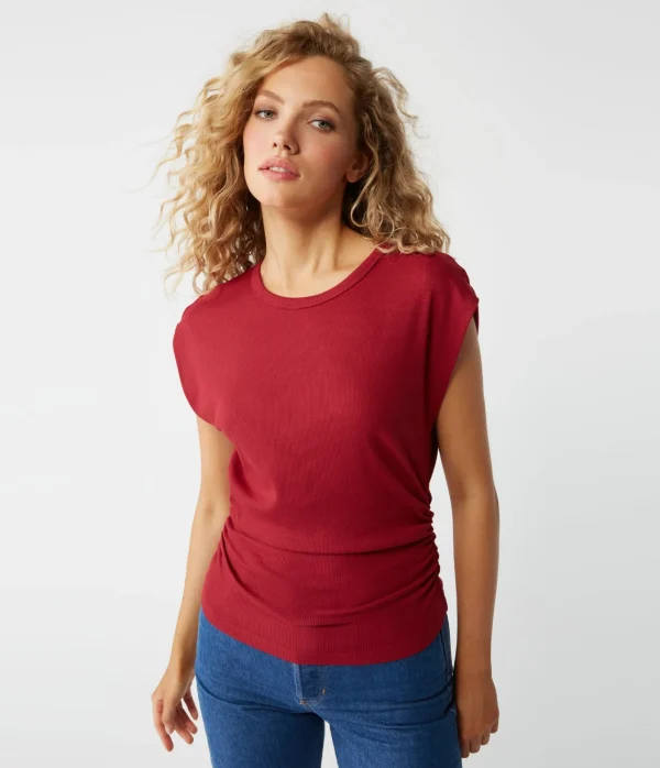 Michael Stars Joni Power Shoulder Tee- Tops, Blouses & Shirts | T-Shirts