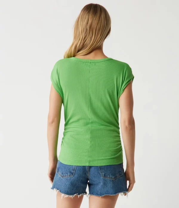 Michael Stars Joni Power Shoulder Tee- Tops, Blouses & Shirts | T-Shirts