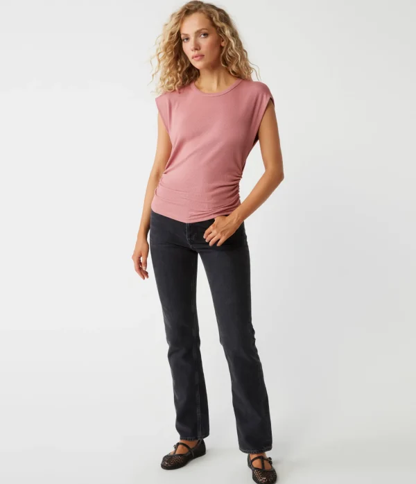 Michael Stars Joni Power Shoulder Tee- Tops, Blouses & Shirts | T-Shirts