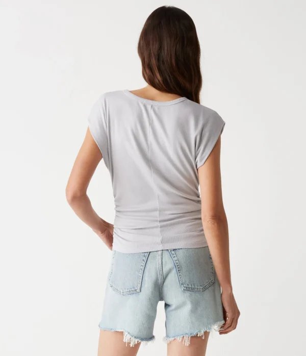 Michael Stars Joni Power Shoulder Tee- Tops, Blouses & Shirts | T-Shirts