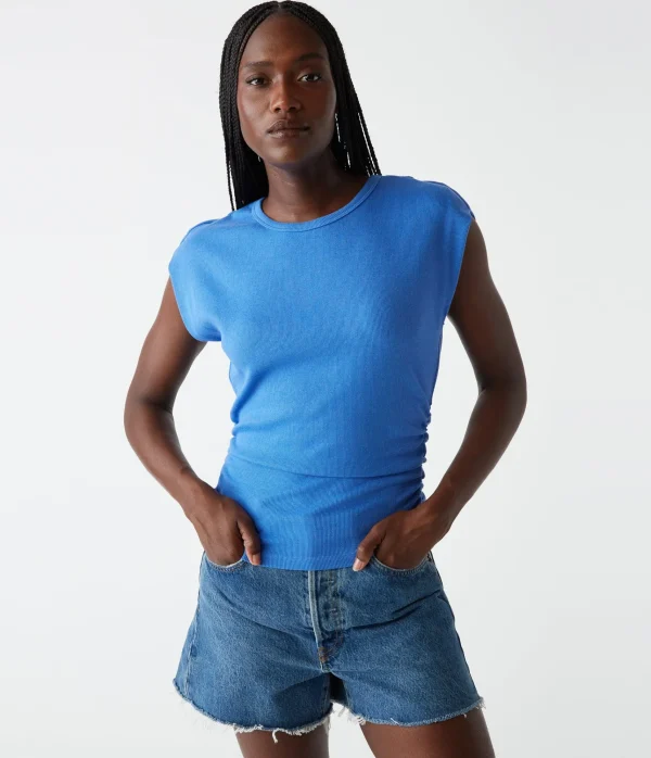 Michael Stars Joni Power Shoulder Tee- Tops, Blouses & Shirts | T-Shirts