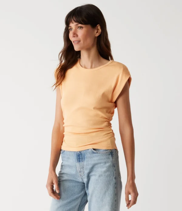 Michael Stars Joni Power Shoulder Tee- Tops, Blouses & Shirts | T-Shirts